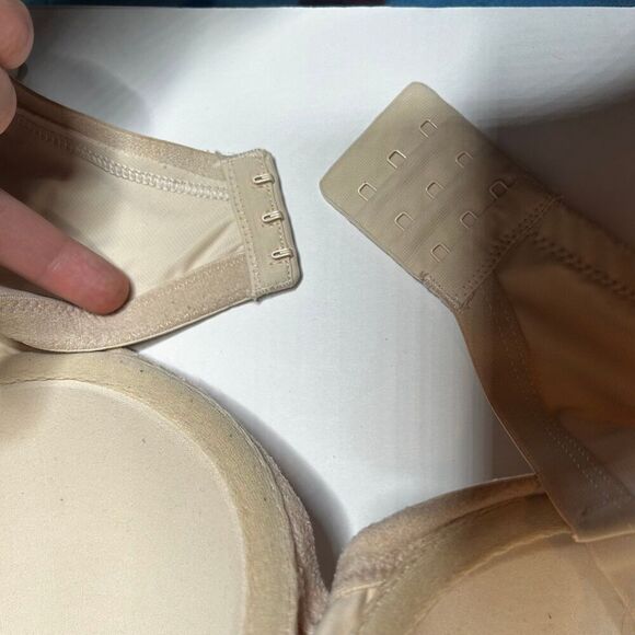 Soma tan floral lace stunning support full coverage bra 36DD - Picture 6 of 7